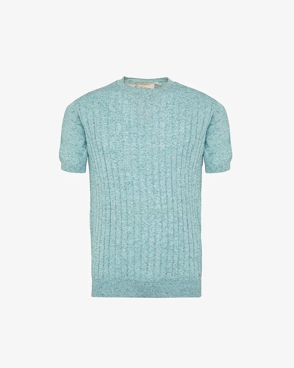 Markup Uomo Maglieria Girocollo a coste larghe maglione
