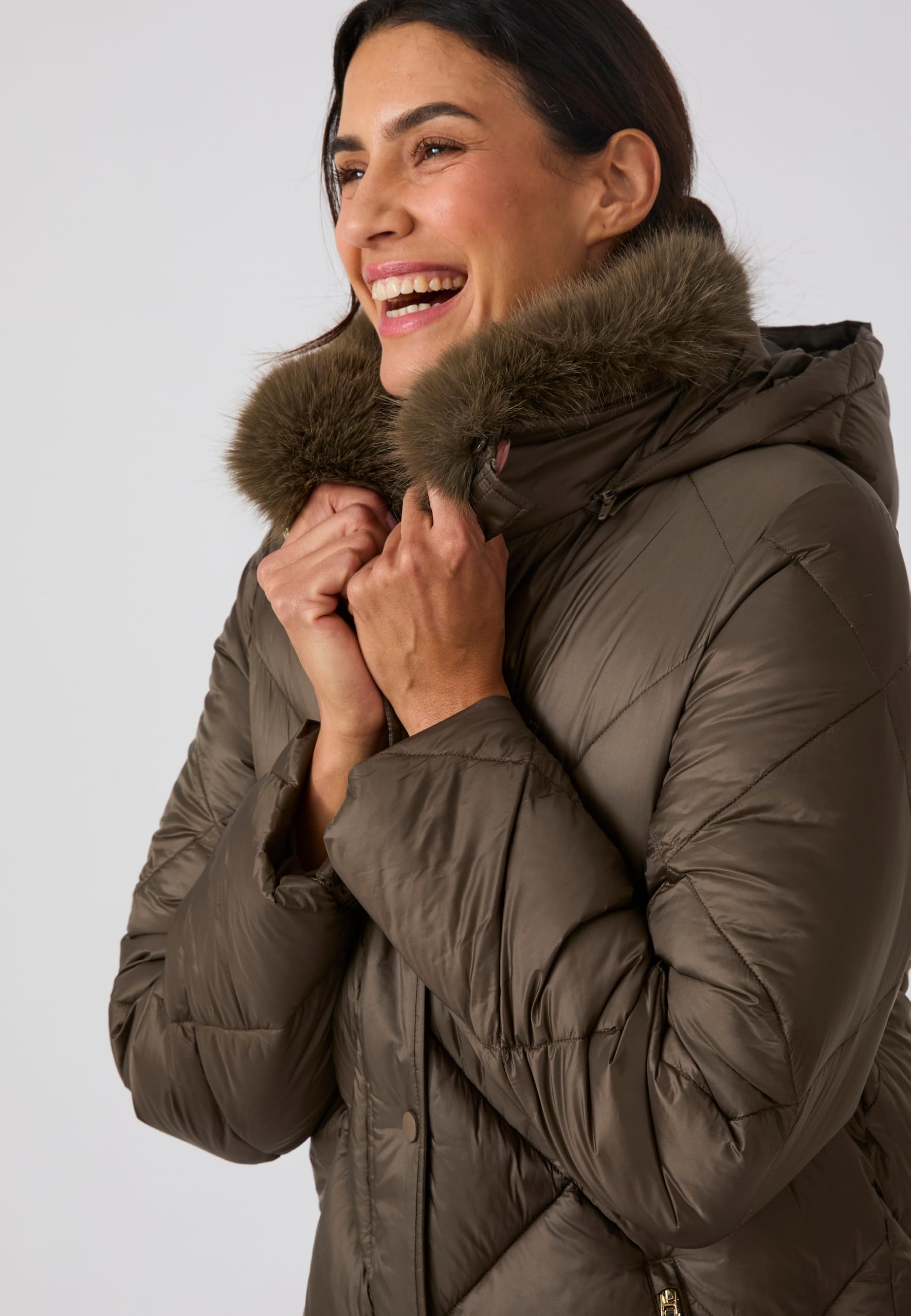 Damart Thermolactyl Cappotto da donna 38-40 parka idrorepellente