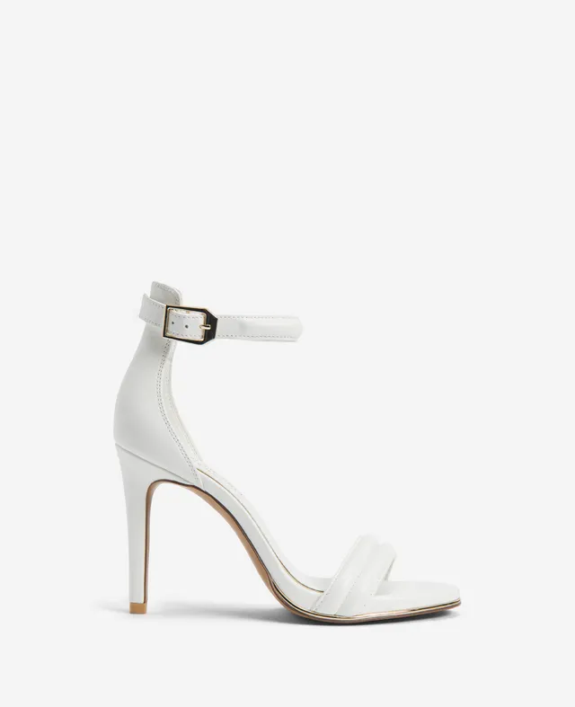 Kenneth Cole Reaction Brooke Bridal sandali con tacco avorio 5 con cinturino alla caviglia
