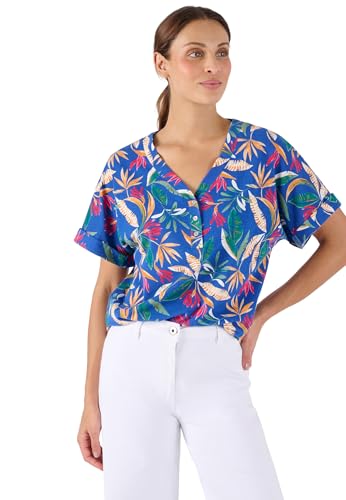 Damart Climatyl Top fluido jersey Blu Tropicale 46-48 traspirante