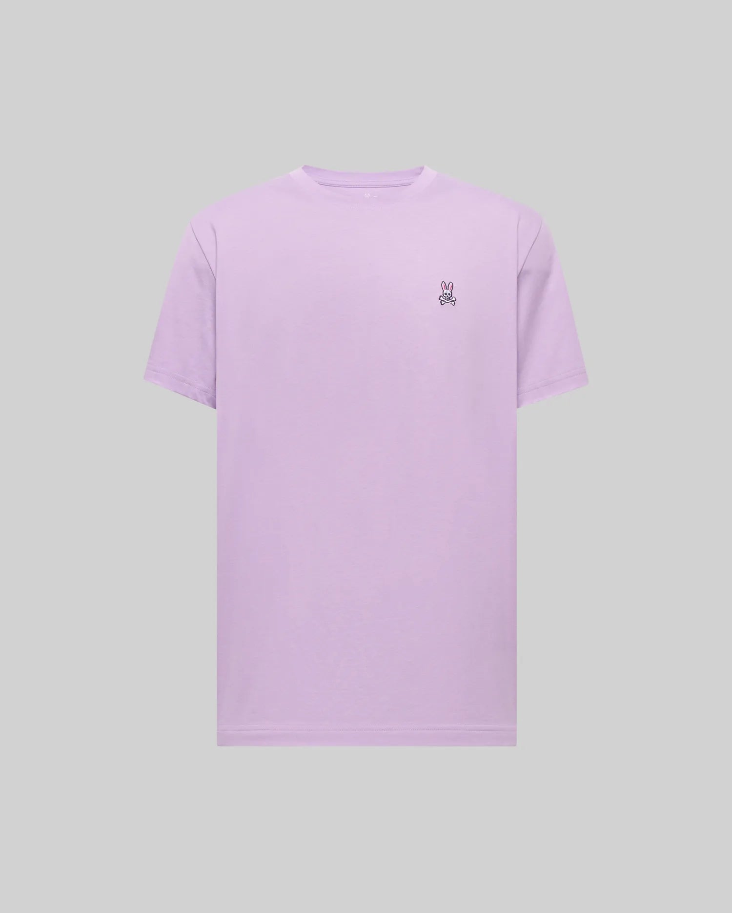 Psycho Bunny Men's Tees Classic Crew Neck Tee B6U014F200 maglietta lavanda cotone Pima
