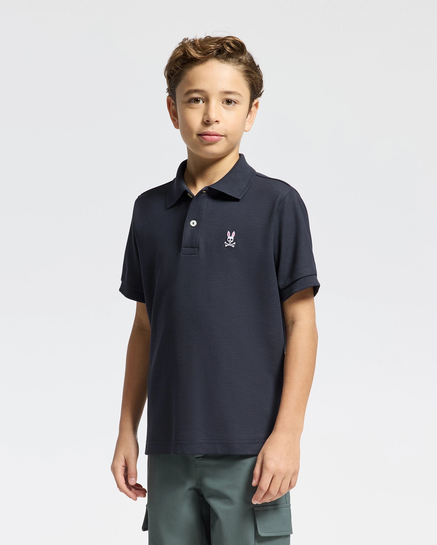 Psycho Bunny Kids Polo Shirts Kids Classic Pique Polo Shirt B0K001CRPC polo blu