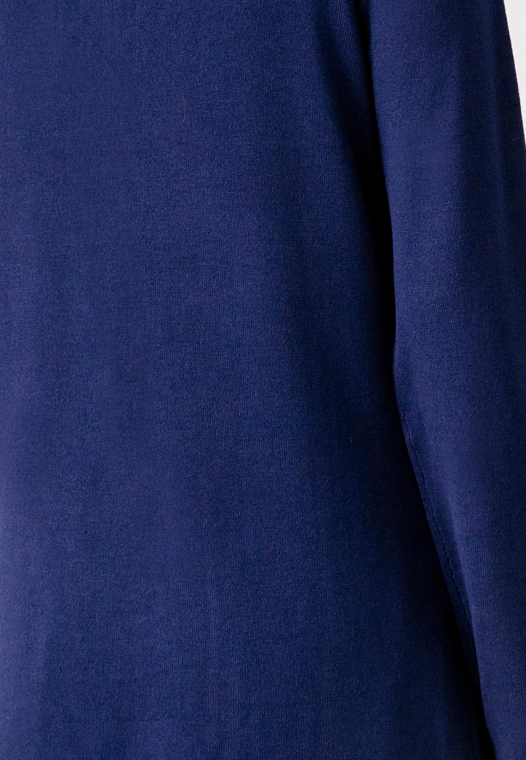 Damart Prêt-à-porter gilet con bottoni a maniche lunghe blu marino 38