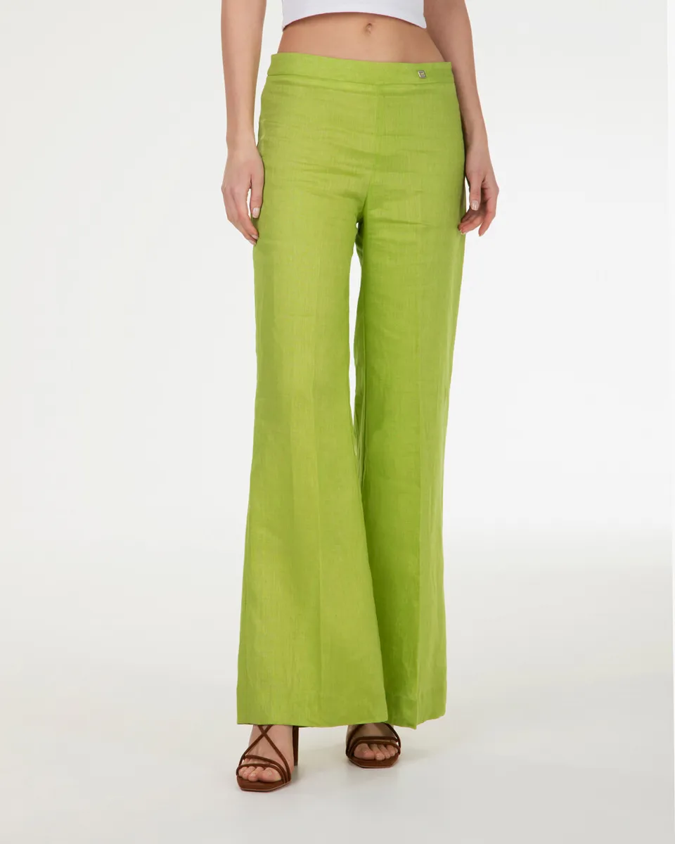 Markup Donna Jeans & Pantaloni Pantapalazzo 100% lino
