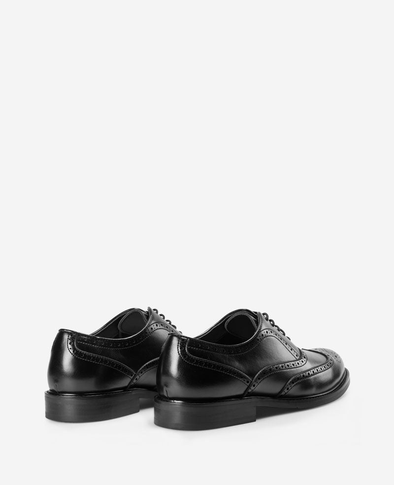 Kenneth Cole Reaction Shoes REACTION - Lance Wingtip Brogue Oxford scarpe nere