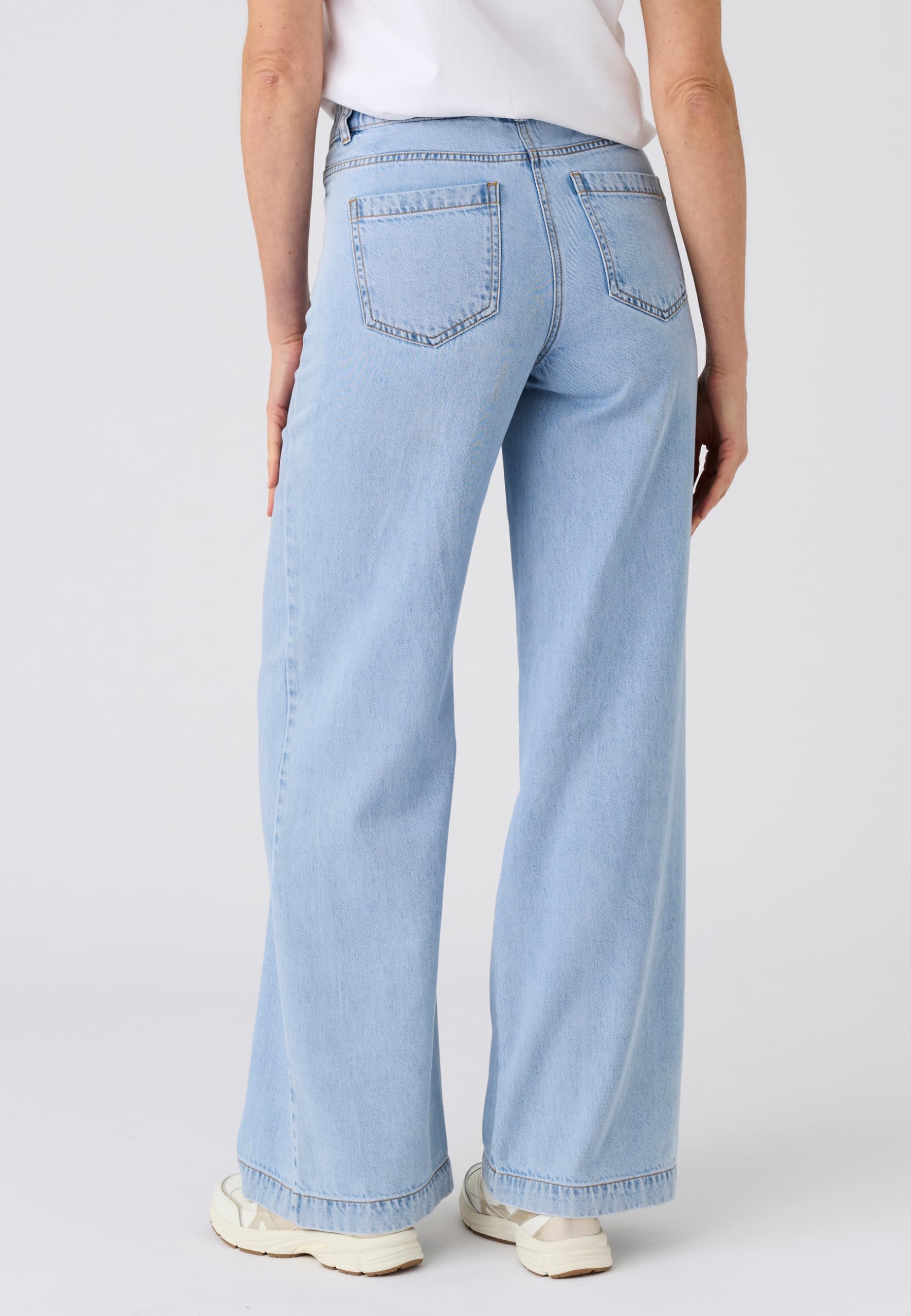 Damart Prêt-à-porter Pantaloni a fibre larghe Lyocell Tencel(TM) e cotone donna taglia 56