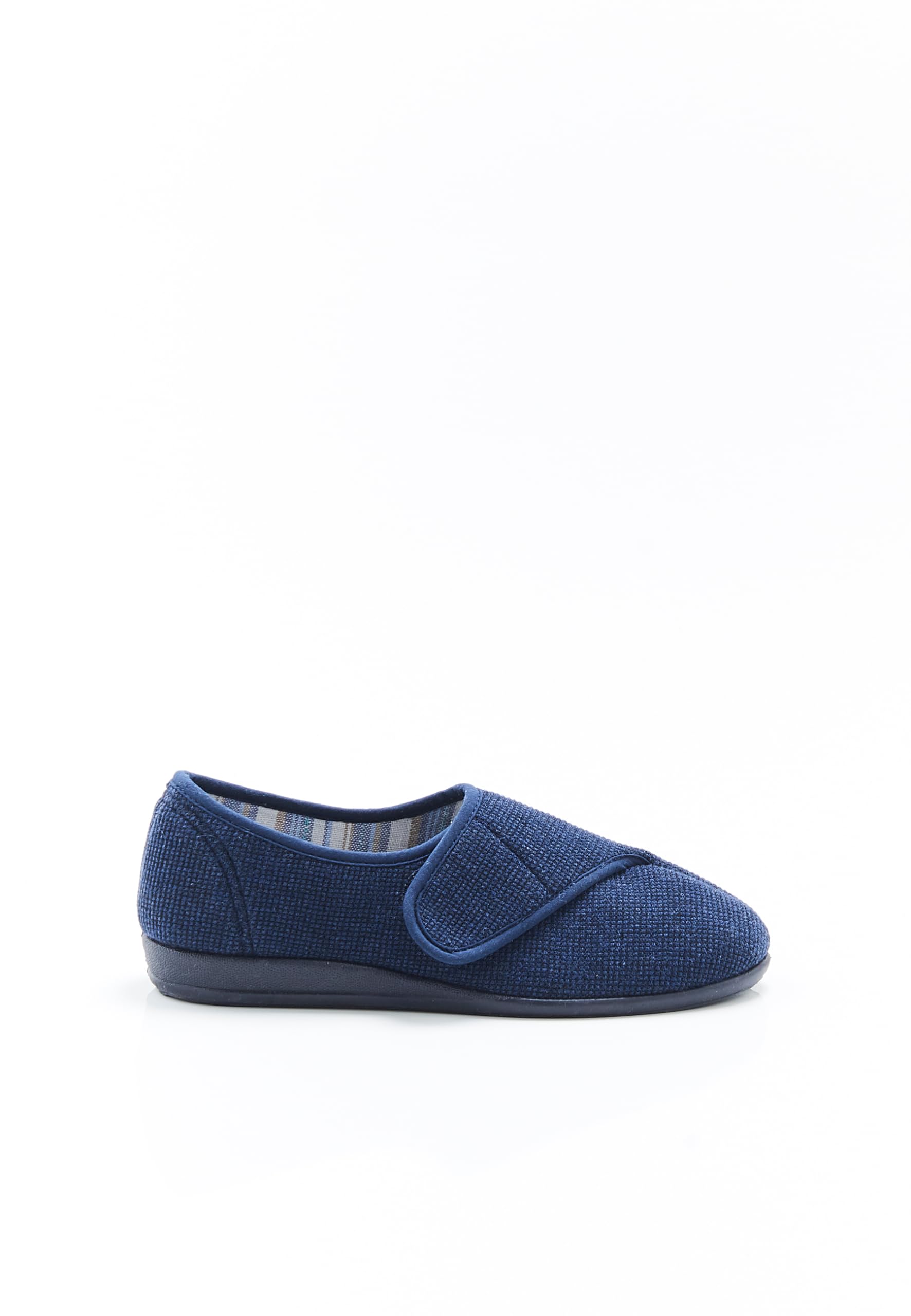 Damart Calzature Pantofole in maglia goffrata con graffi donna blu marino 36 EU