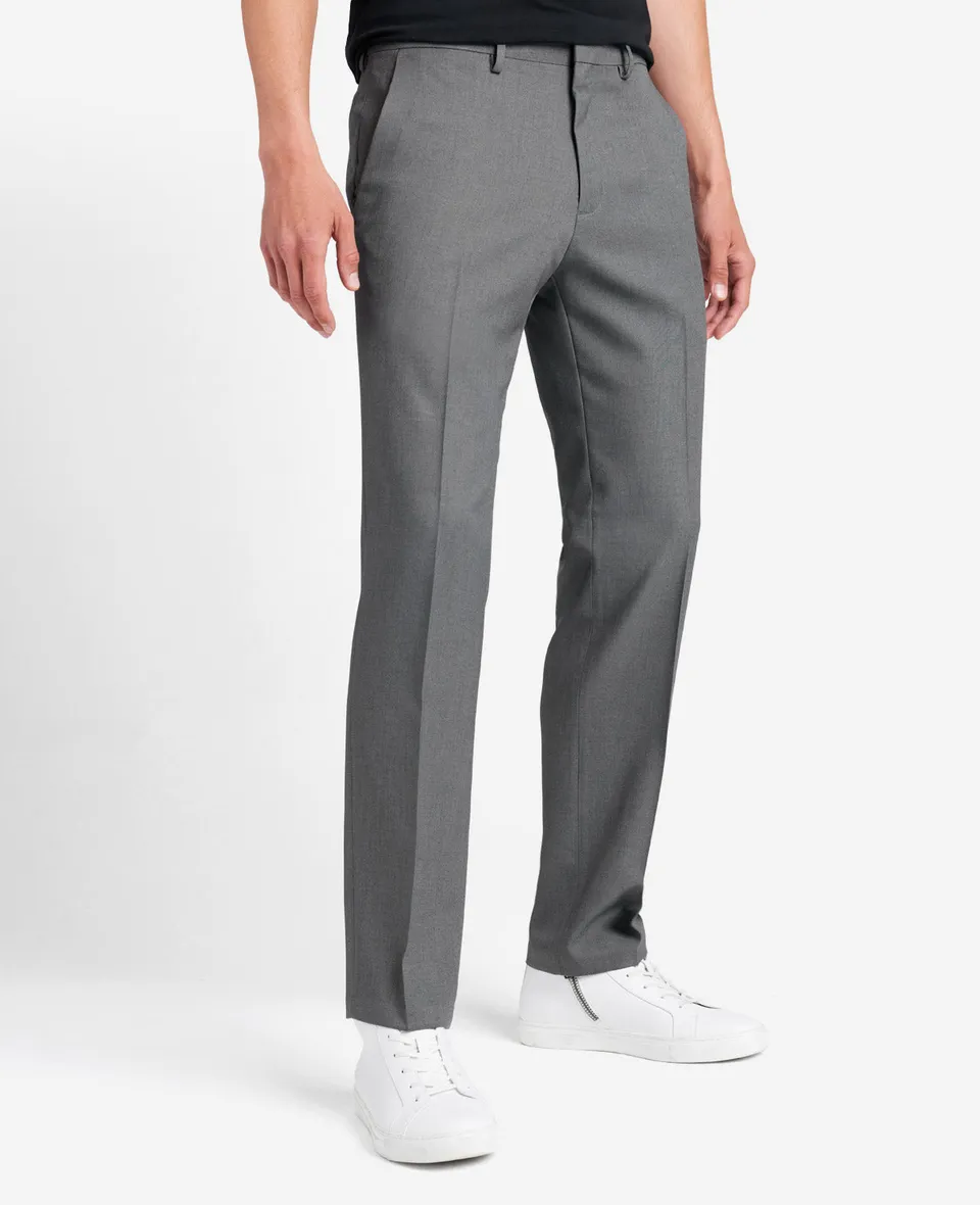 Kenneth Cole Reaction Clothing Stretch Modern-Fit Dress Pant pantaloni grigio scuro 30/30