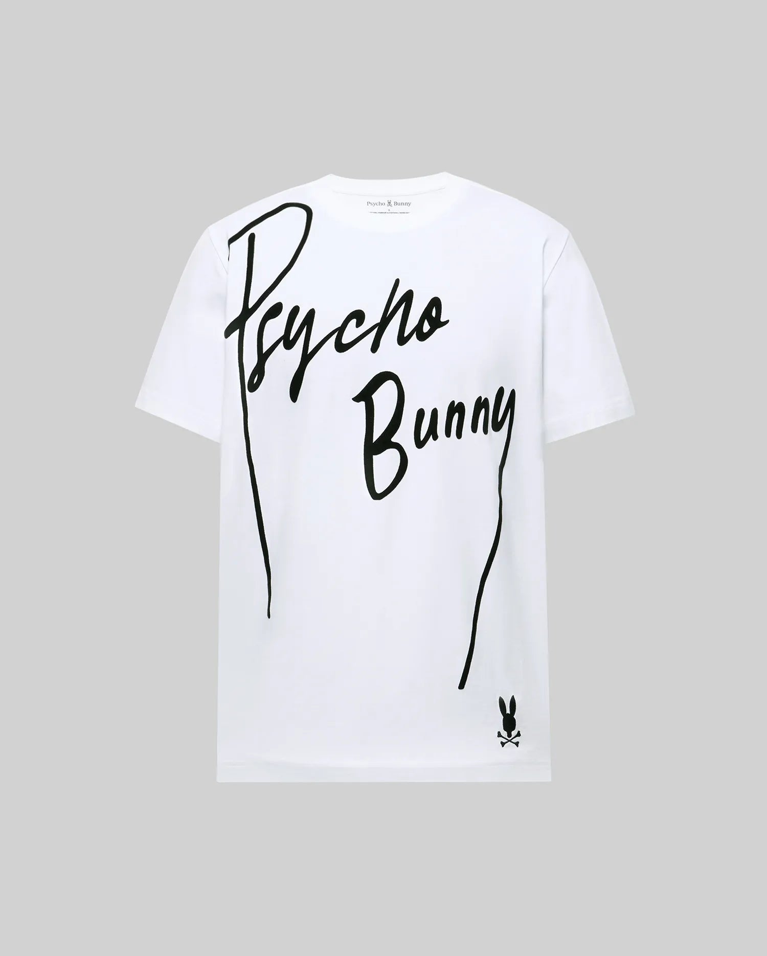 Psycho Bunny Men's Tees Soren Graphic Tee MT0200180 T-shirt bianca