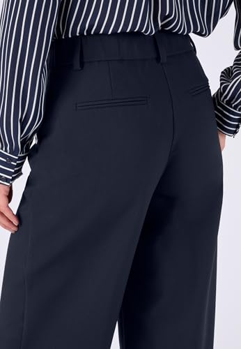 Damart Prêt-à-porter Pantaloni Large Effetto Ponte pantaloni navy taglie 44-56