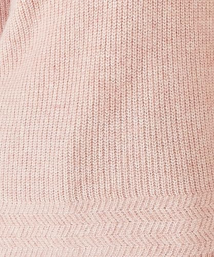 Damart Prêt-à-porter maglione maglia perla miscela alpaca rosa tenue 40
