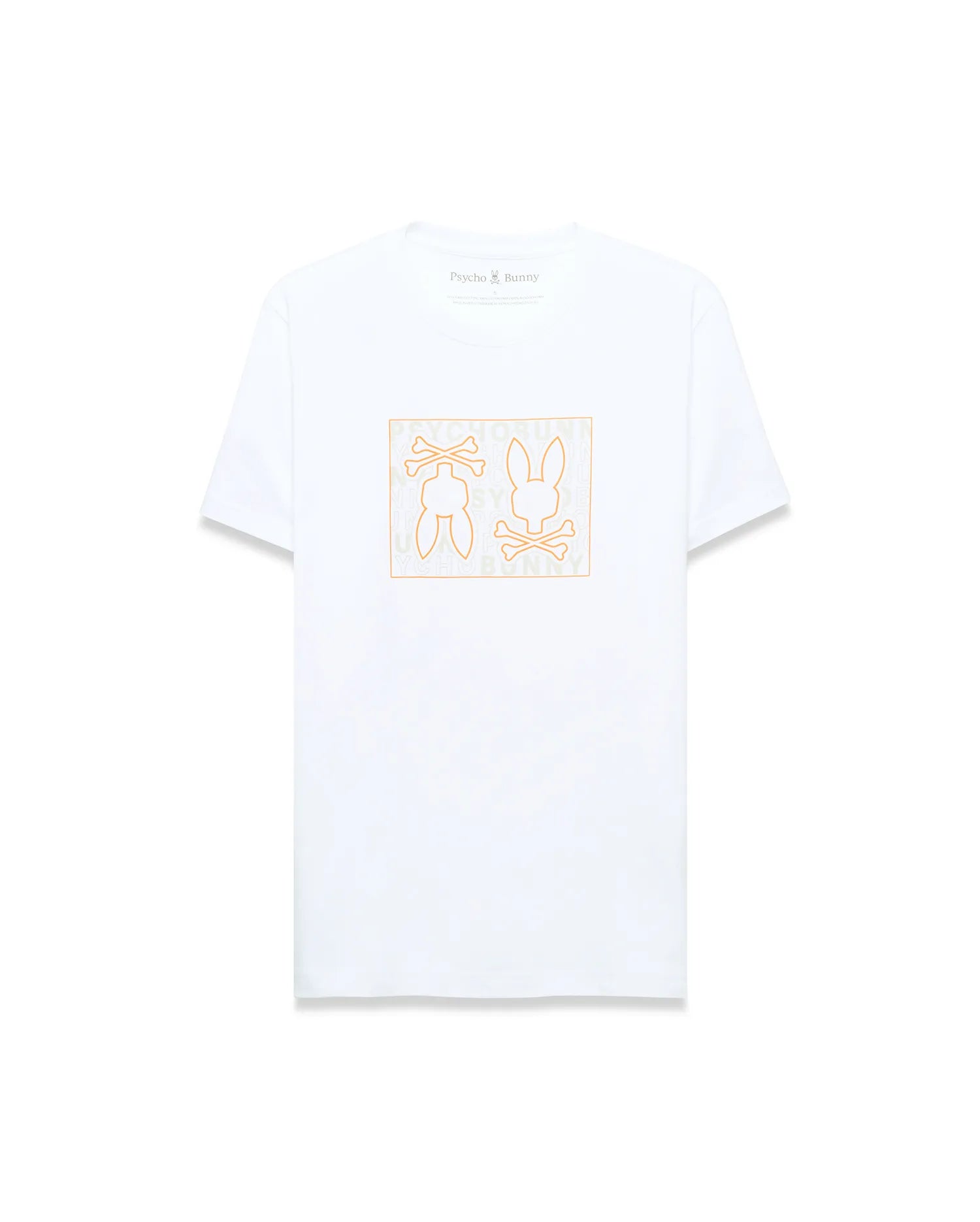 Psycho Bunny Men's Tees Gold Coast Pima Cotton Graphic Tee t-shirt bianca