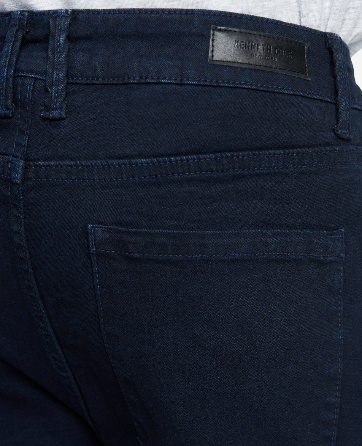 Kenneth Cole Reaction Clothing Slim-Fit Recycled Stretch Denim Jeans blu scuro