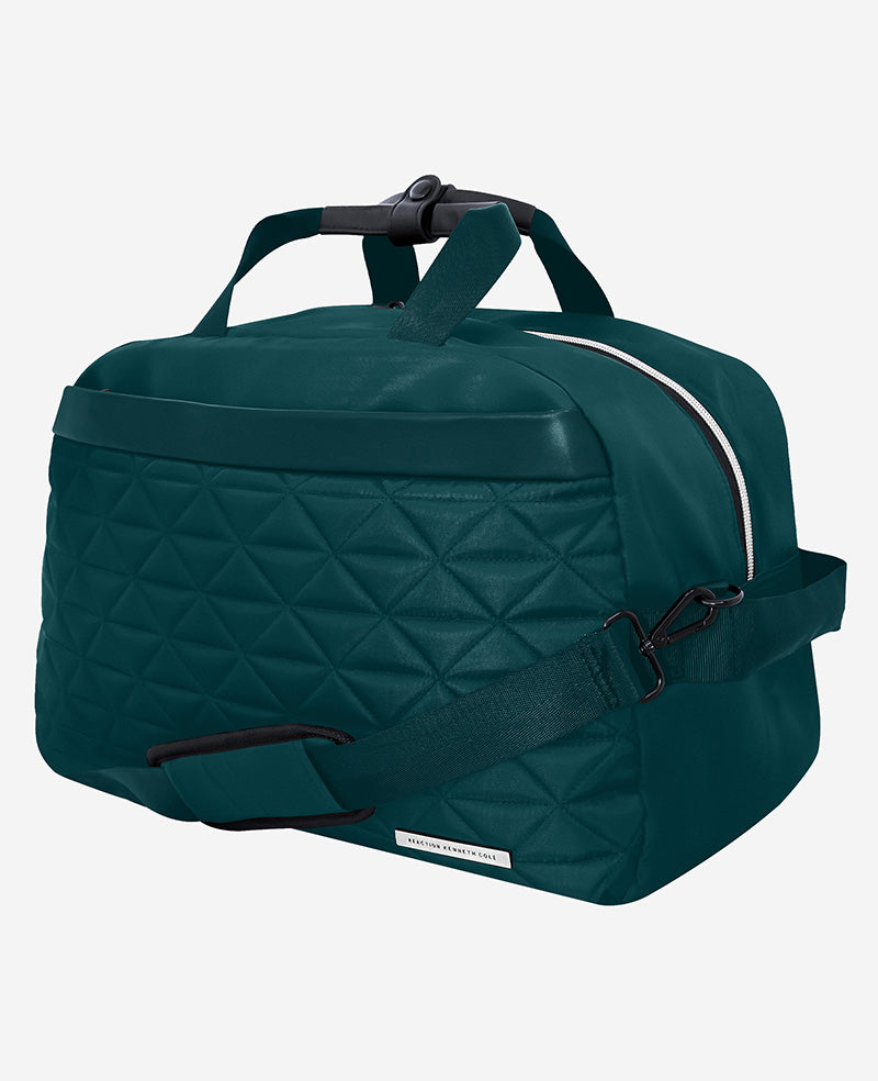Kenneth Cole Reaction Emma borsone convertibile verde teal, nylon idrorepellente