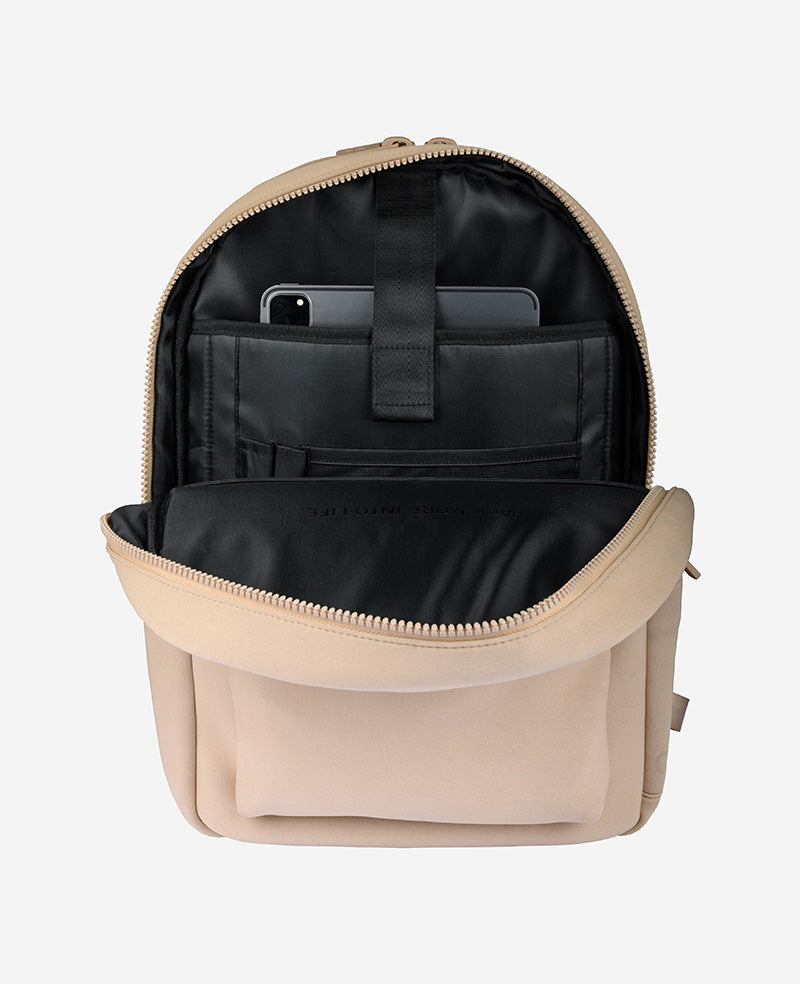 Kenneth Cole Reaction Luggage Logan Classic Backpack zaino taupe 18 pollici porta laptop