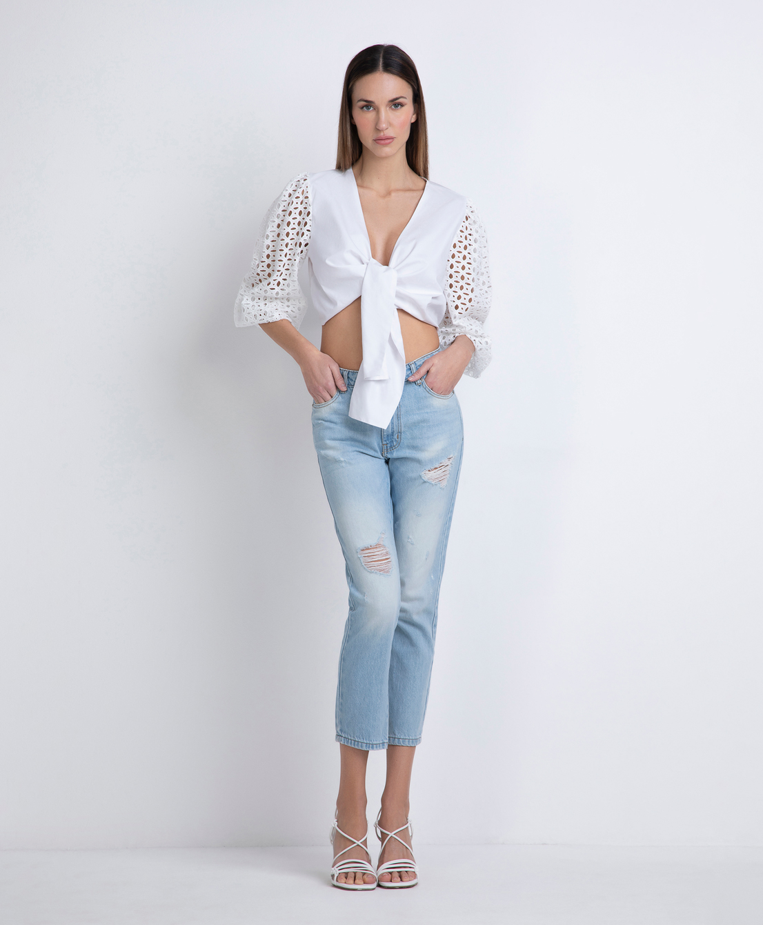 Markup Donna Camicie & Bluse Blusa con chiusura a nodo donna