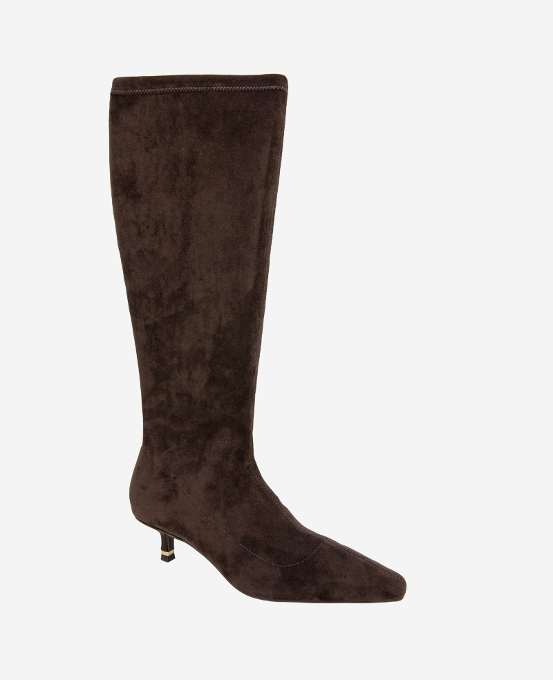 Kenneth Cole Reaction Shoes Meridith Stretch Boot stivali marroni tacco basso