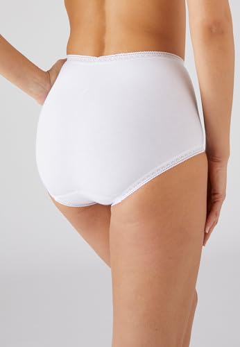 Damart Biancheria intima set 3 mutandine cotone elasticizzato + 1 bianco S