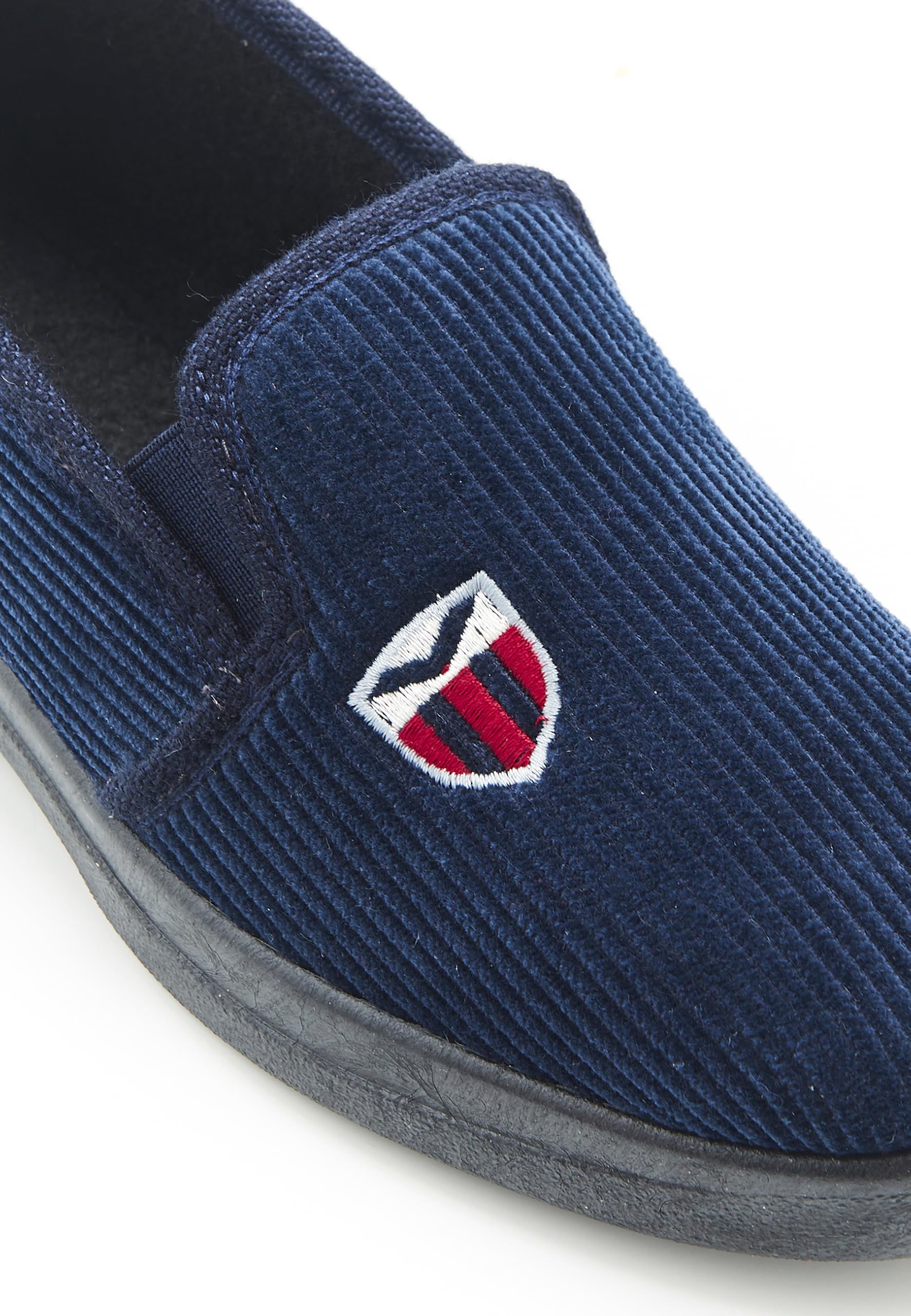 Damart Calzature Pantofole in velluto a coste uomo blu marino 44 EU