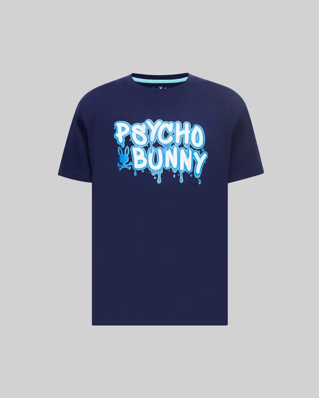 Psycho Bunny Men's Tees MENS CARL WORDMARK GRAPHIC TEE MT0200226