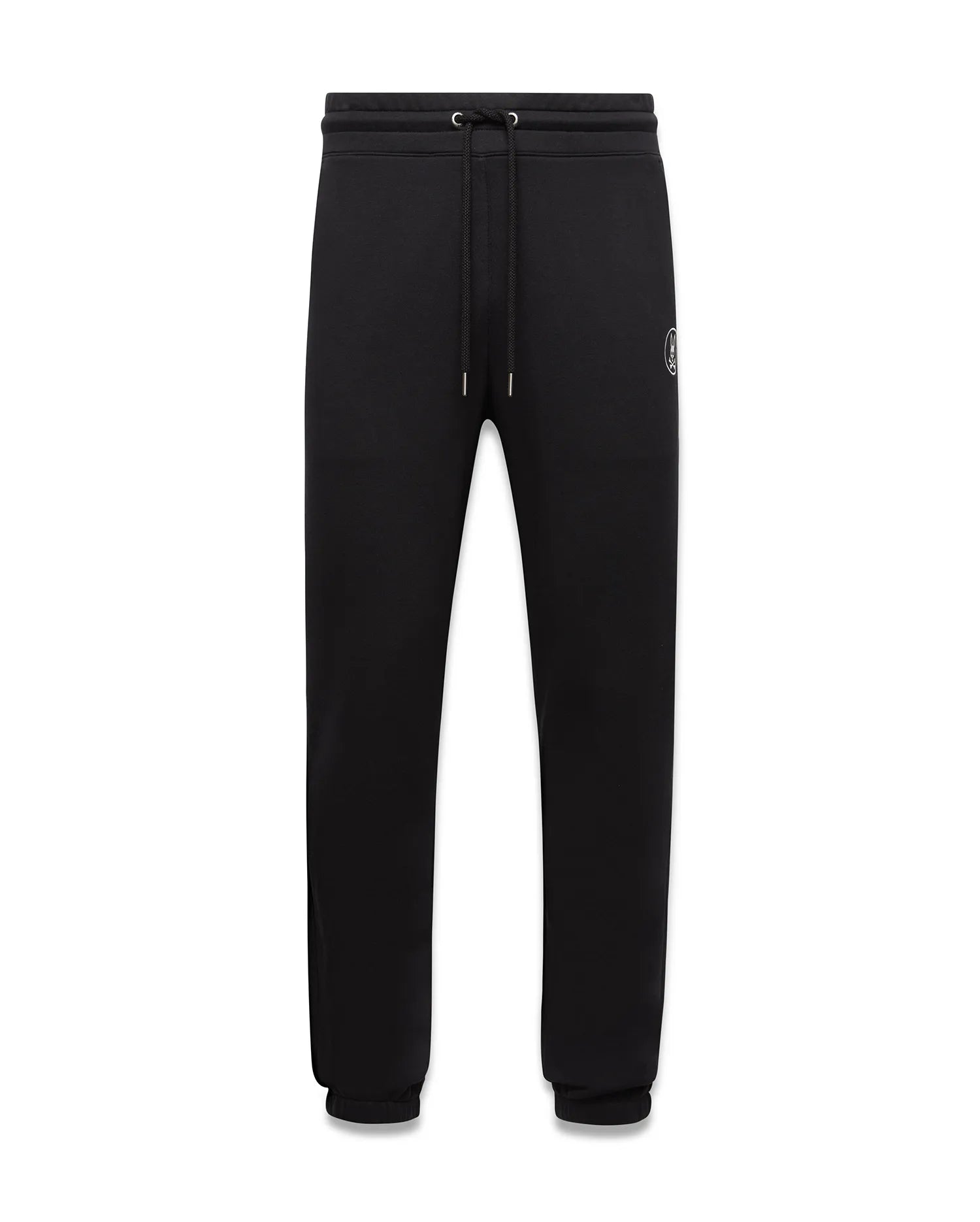 Psycho Bunny Men's Pants Nathaniel Fleece Sweatpants pantaloni neri regular