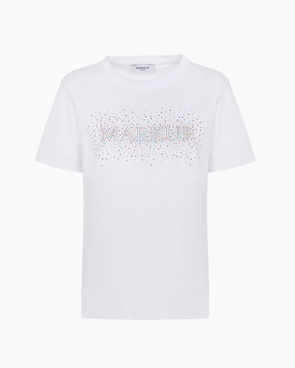 Markup Donna T-Shirt & Felpe T-shirt in jersey con logo di strass