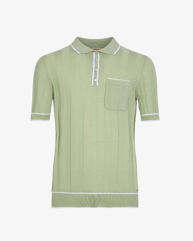 Markup Uomo Maglieria Polo mezza manica coste larghe polo