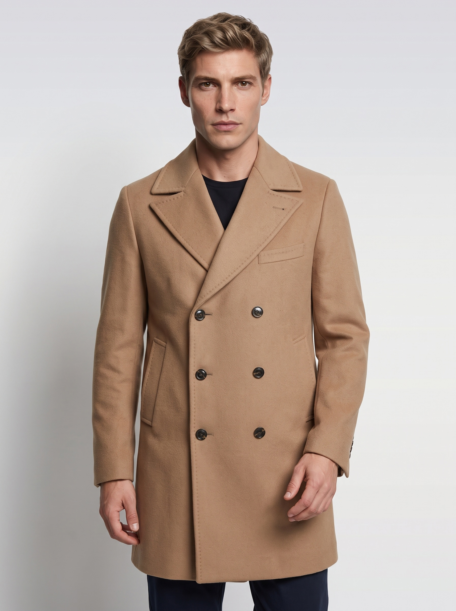 Markup Uomo Cappotti Cappotto panno light cappotto in panno leggero