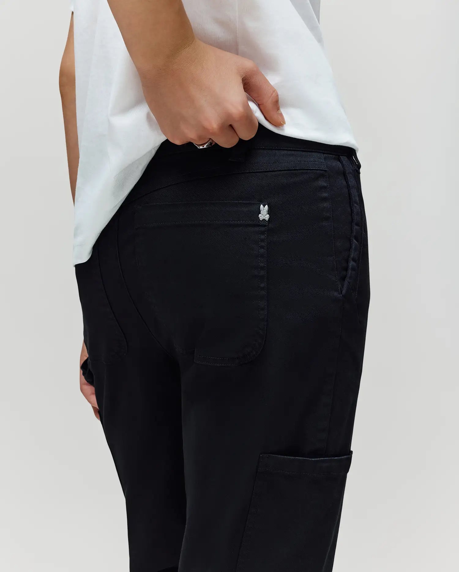 Psycho Bunny Kids Bottoms Russell Carpenter Pant pantaloni neri cargo