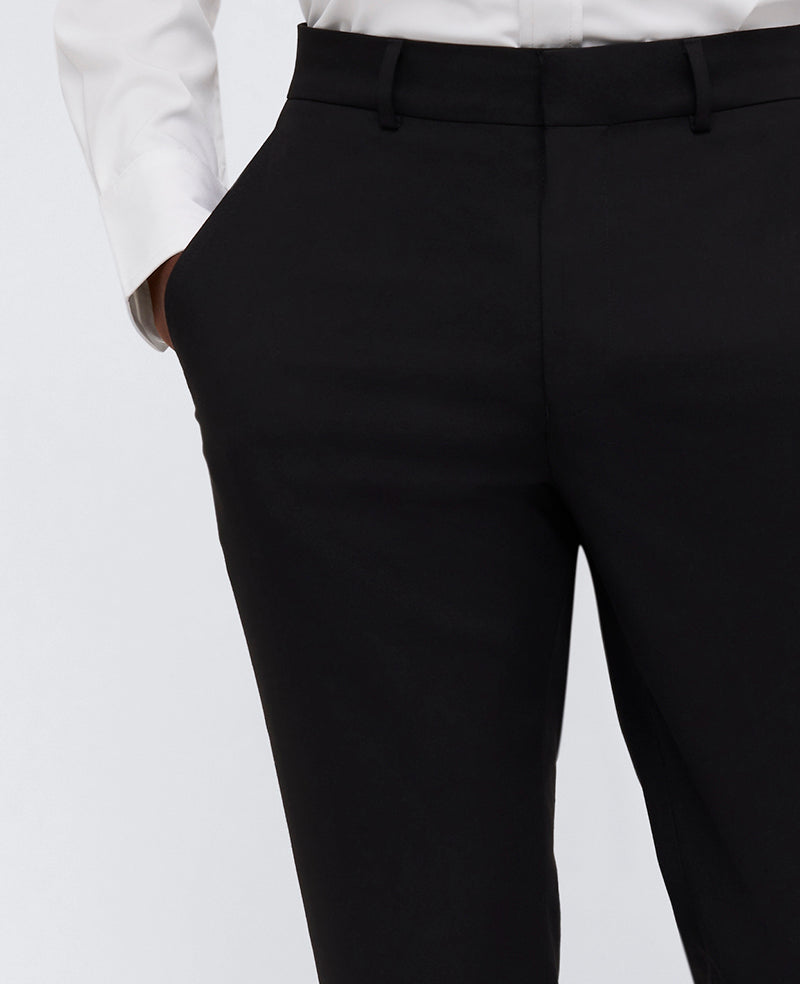 Kenneth Cole Reaction Ready Flex Suit Separate Pant pantaloni neri slim