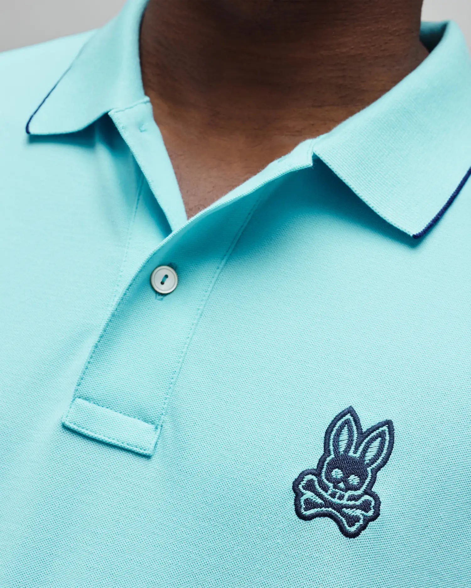 Psycho Bunny Men's Polos Lachlan polo piqué sabbia regular cotone Pima