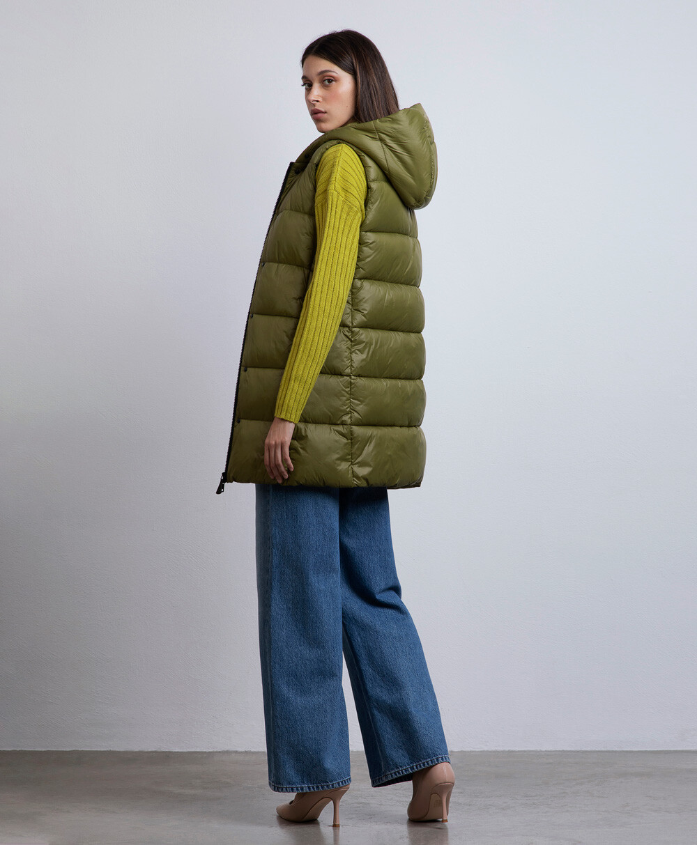 Markup Donna Giacche & Giubbotti Smanicato lungo in nylon gilet