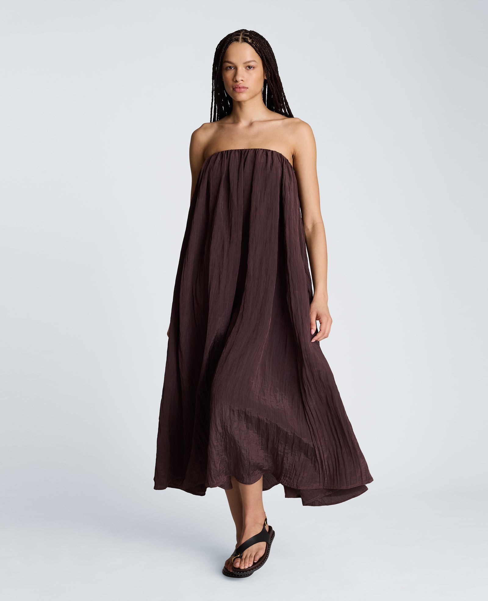 Kenneth Cole Reaction Clothing Strapless Maxi Dress vestito maxi Kola