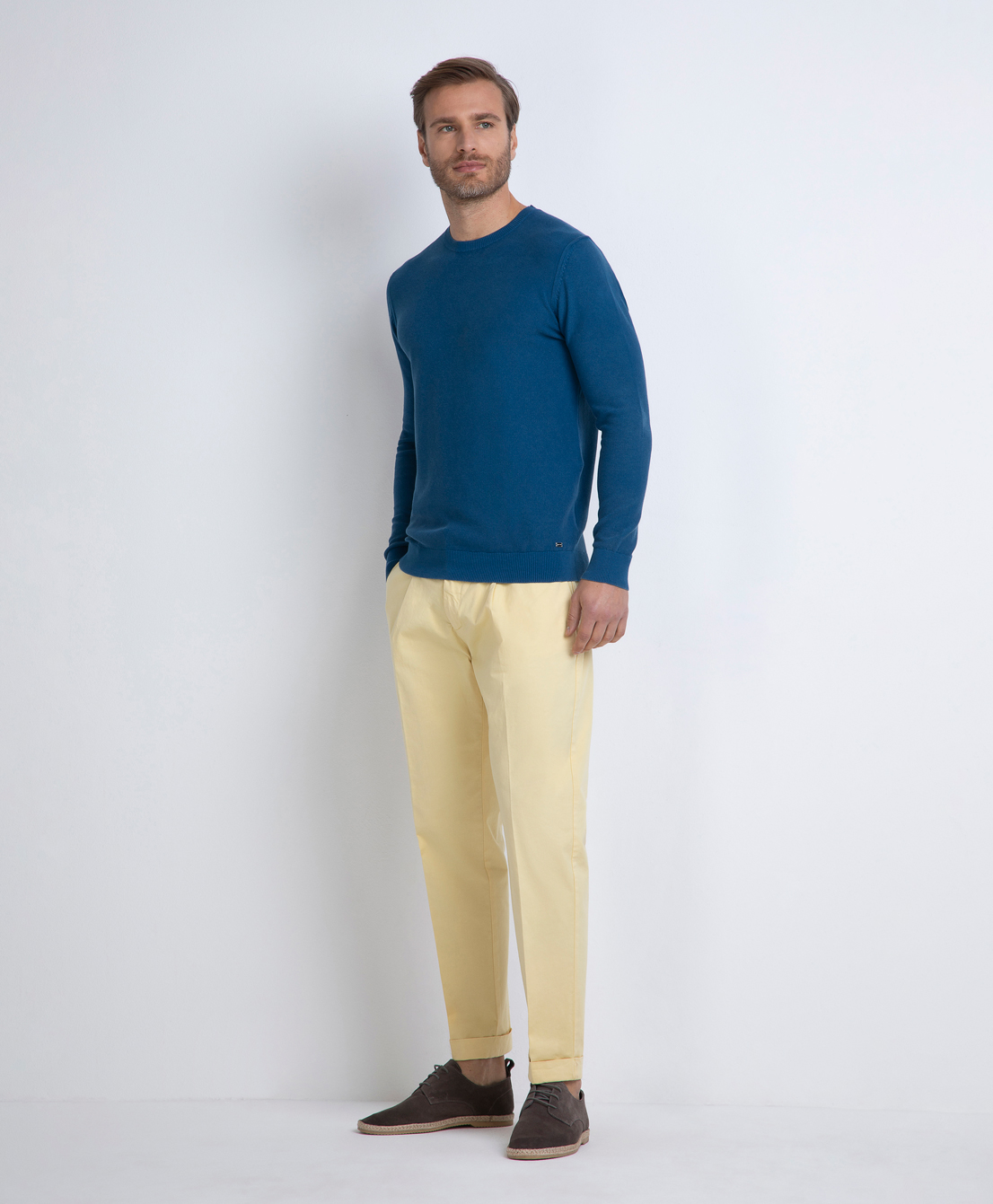 Markup Uomo Maglieria Maglia girocollo punto riso