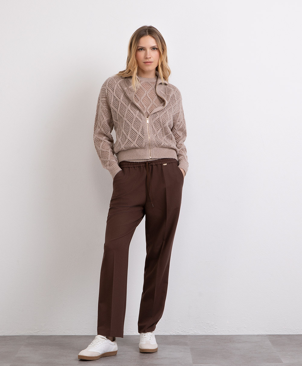 Markup Donna Maglieria Cardigan traforato lurex cardigan