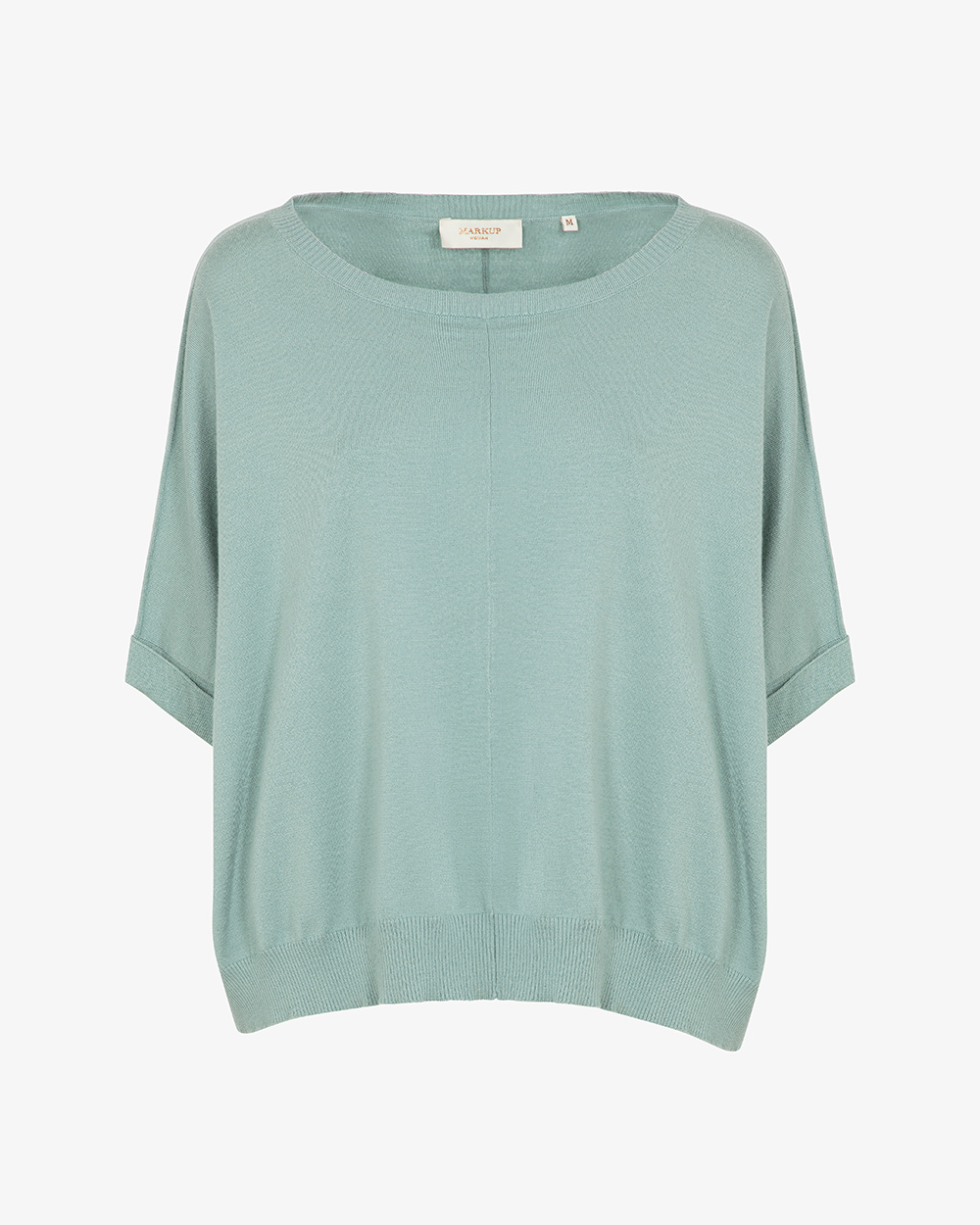 Markup Donna Maglieria Maglia over manica corta viscosa