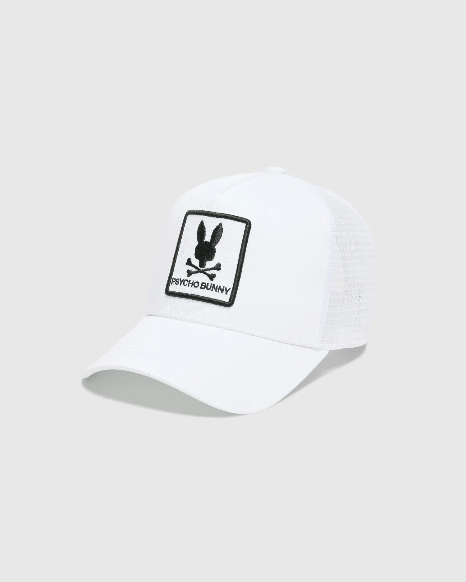 Psycho Bunny Accessories Adamo MO1500076 cappellino trucker bianco