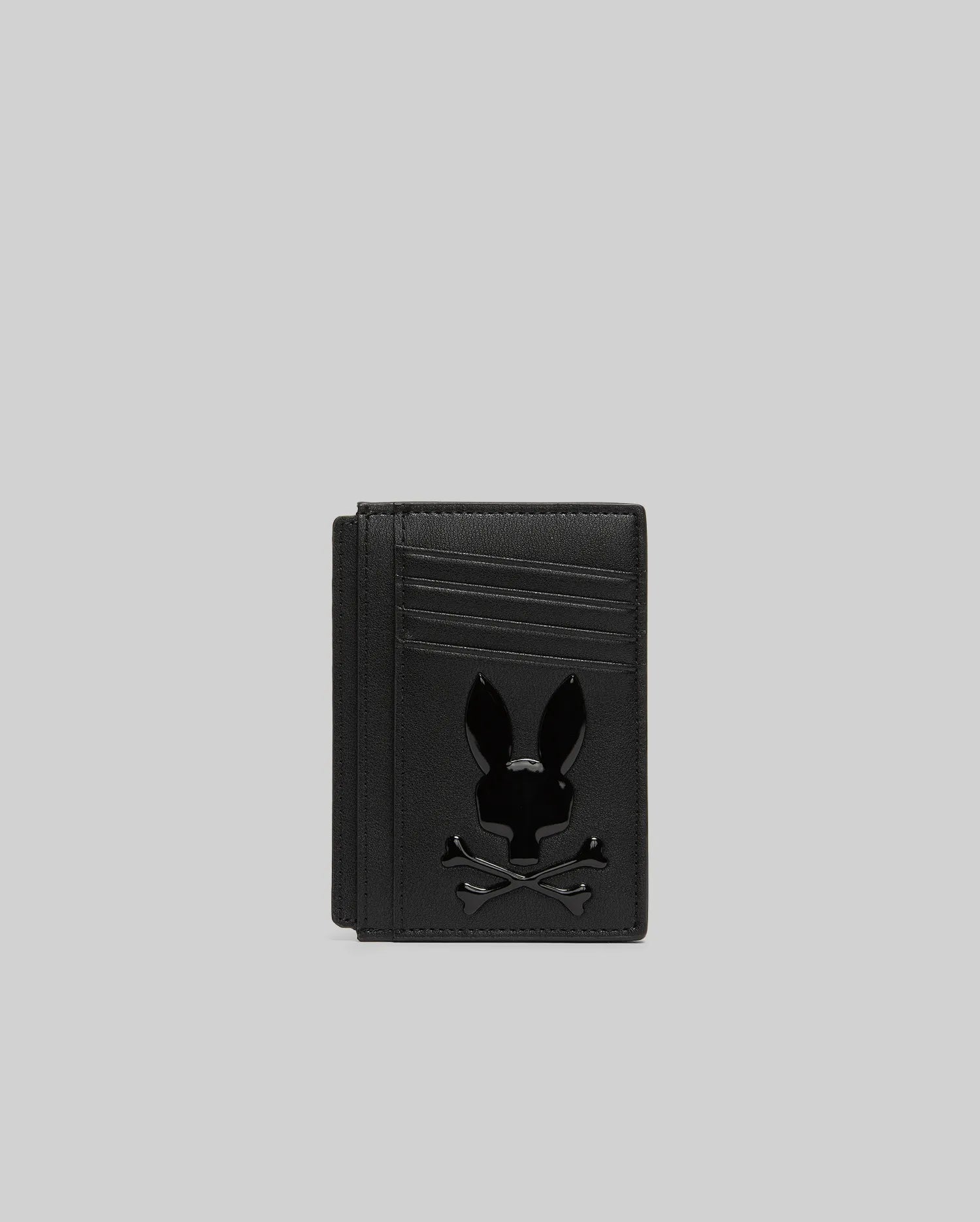 Psycho Bunny Accessories Bunny Card Case portacarte nero slim
