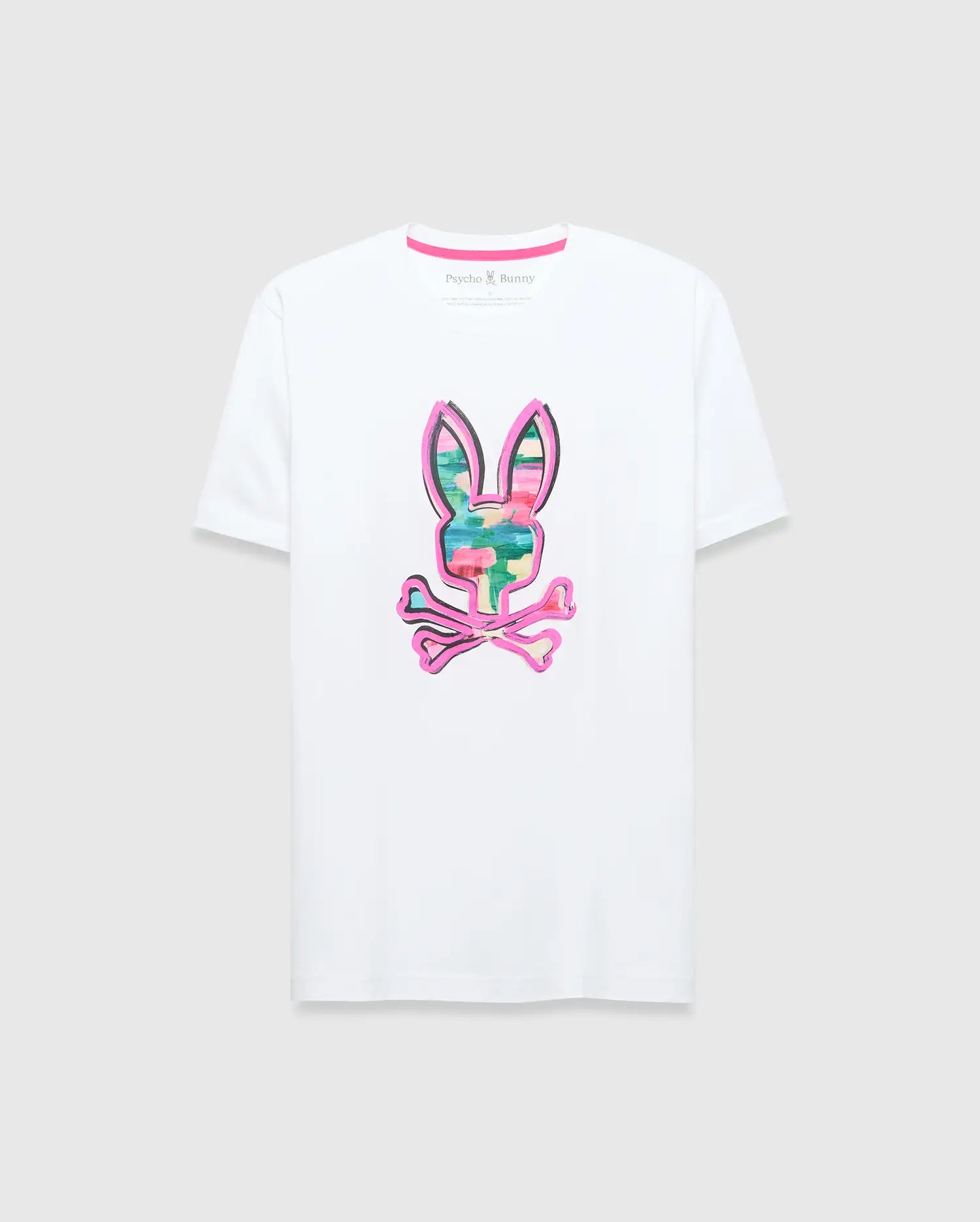 Psycho Bunny Men's Tees Nate Graphic Tee t-shirt bianca