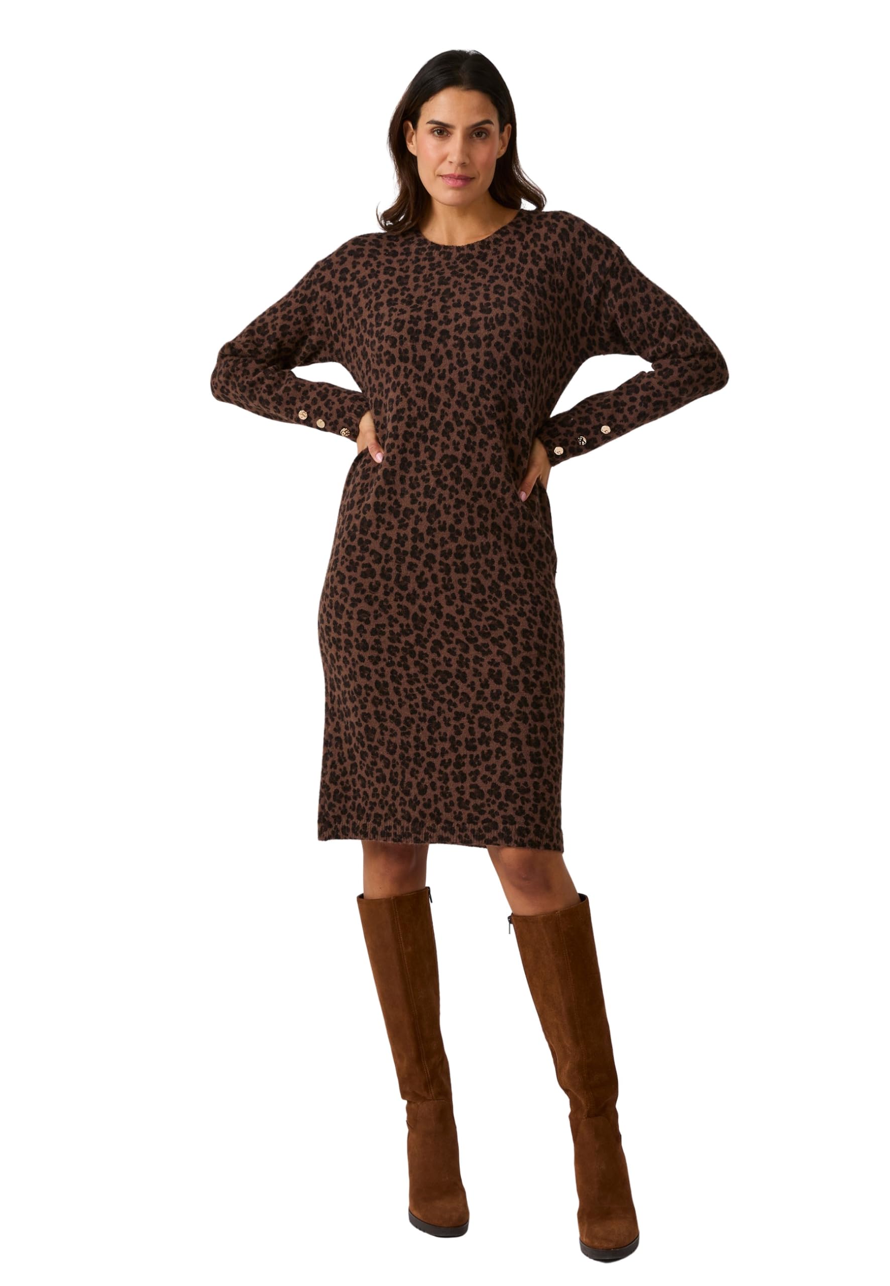 Damart Thermolactyl Abito maglione animalier donna a maniche lunghe