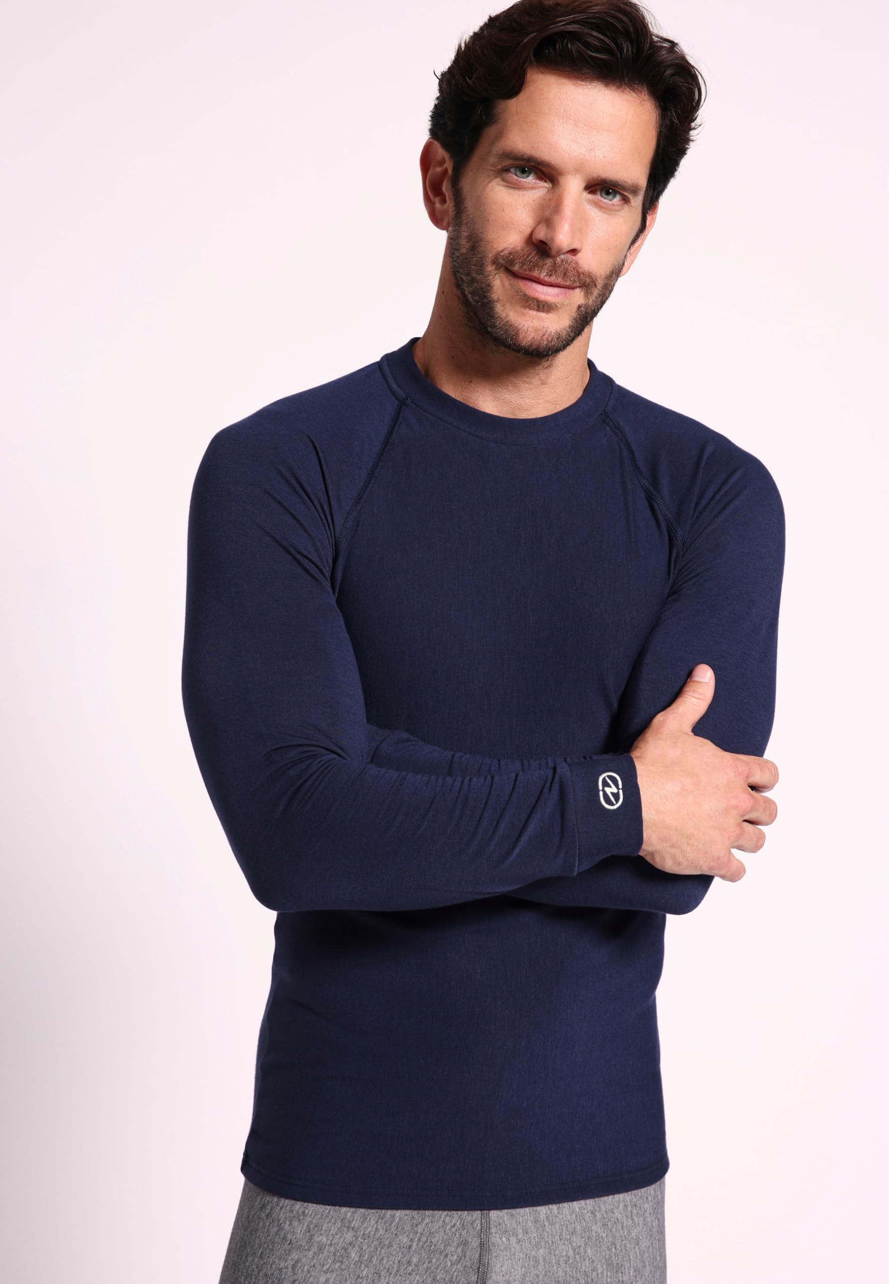 Damart Thermolactyl Maglietta girocollo Comfort Thermolactyl 4 da uomo maglia termica
