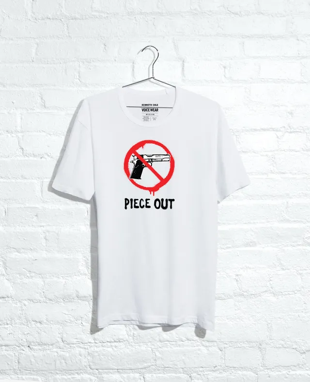 Kenneth Cole Reaction Clothing Piece Out T-shirt bianca XXS–XXL in cotone
