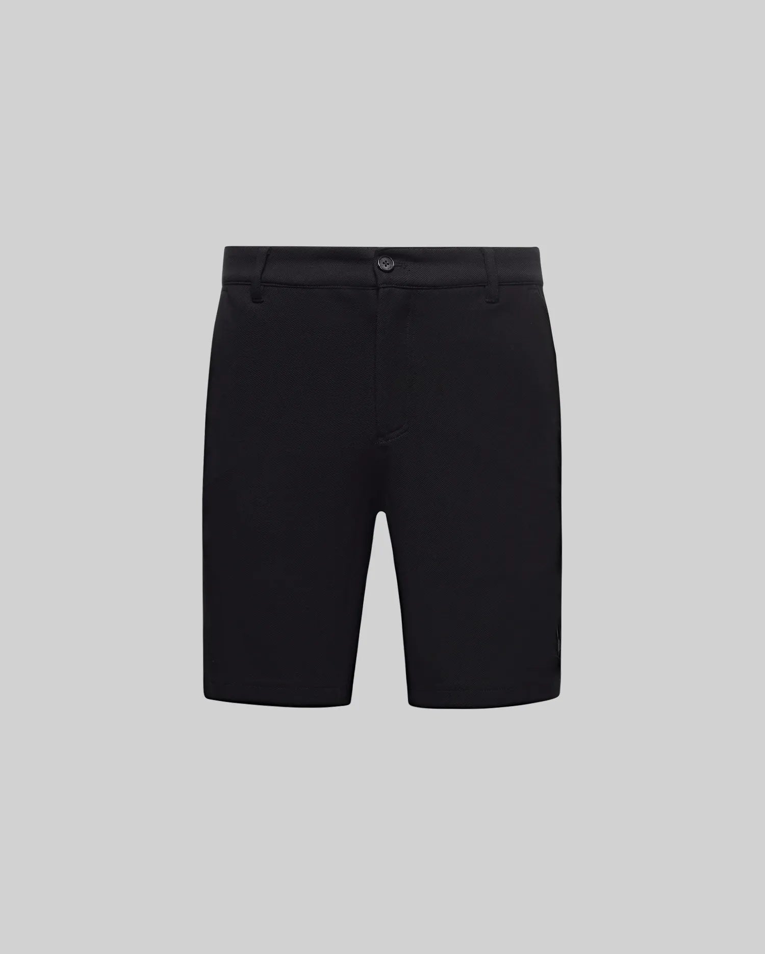 Psycho Bunny Men's Shorts Shiro Twill Short 8 1/2" 001 Black regular