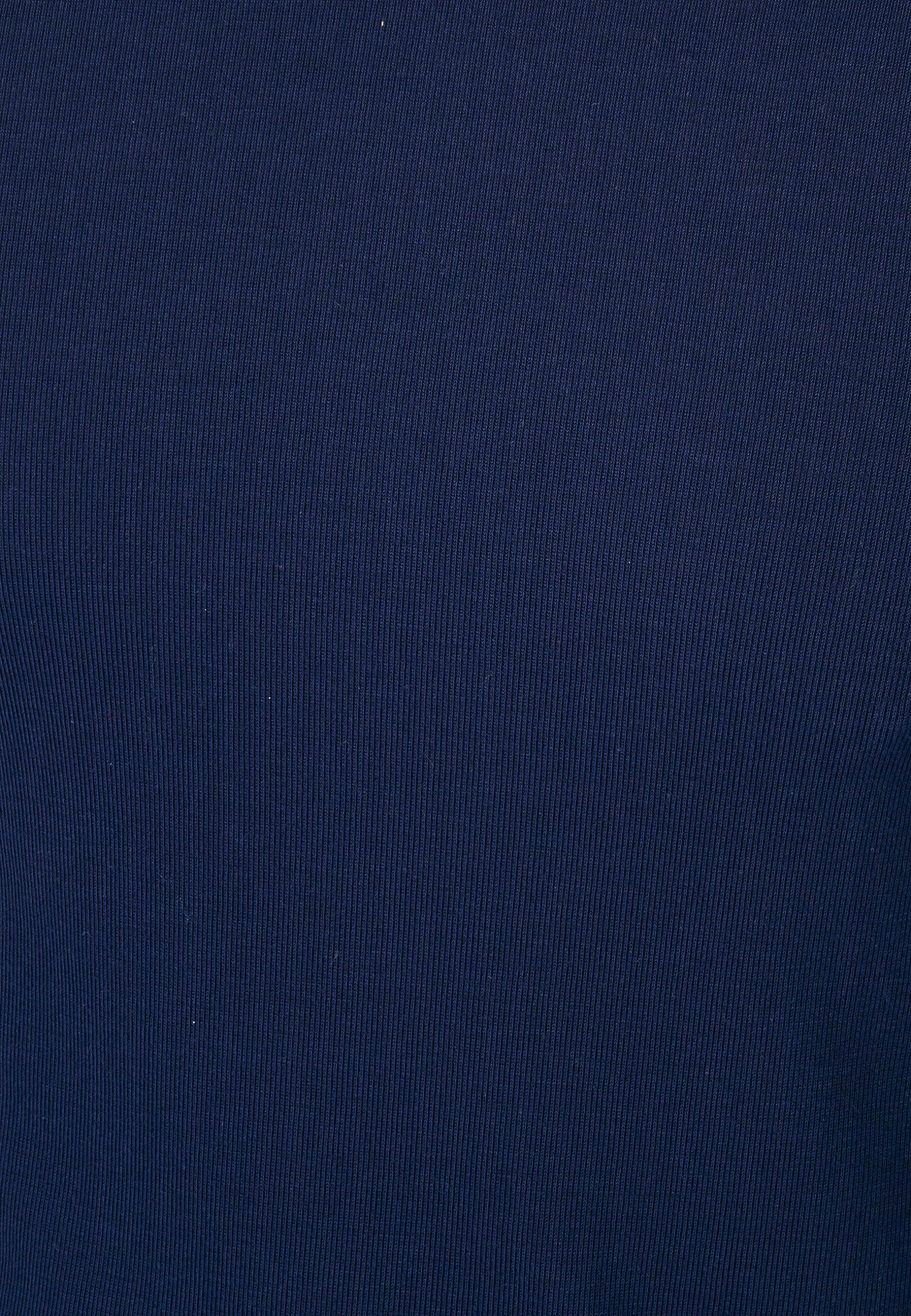 Damart Thermolactyl Maglietta a costina a maniche lunghe blu marino S