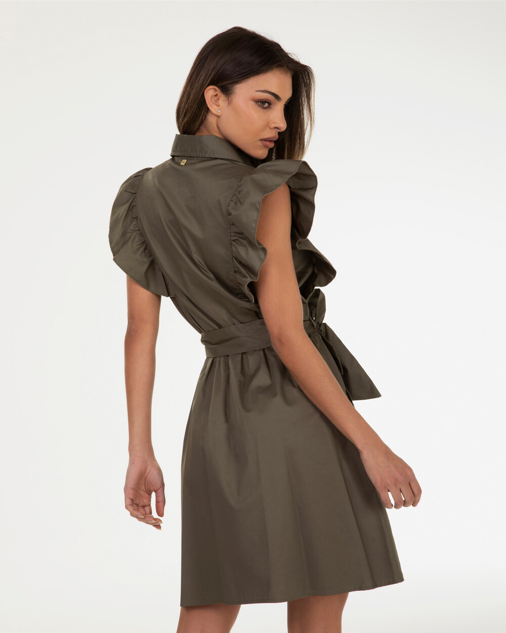 Markup Donna Vestiti Abito smanicato con rouches abito