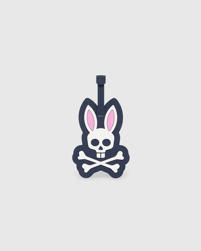 Psycho Bunny Accessories Luggage Tag B6A387B200 etichetta bagaglio silicone navy