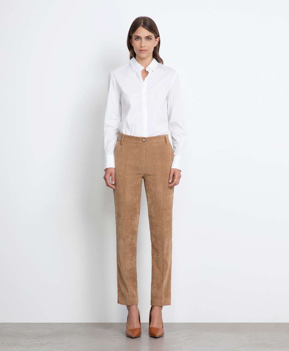 Markup Donna Jeans & Pantaloni Pantalone straight in velluto