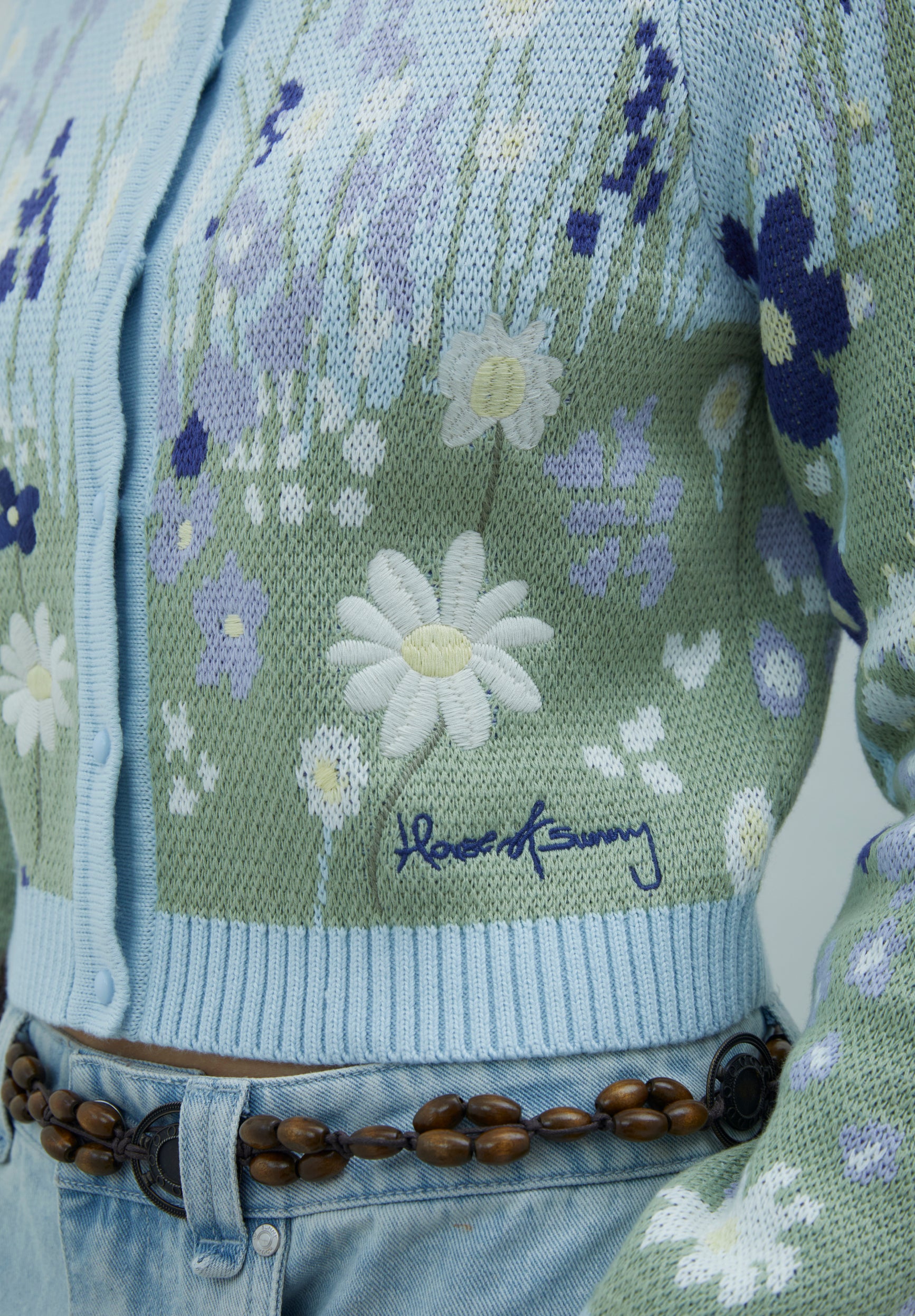House Of Sunny Women's Knitwear Bluebell Tripper maglia in blu