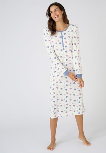 Damart Homewear camicia da notte Thermolactyl in maglia interlock