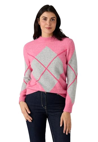 Damart Thermolactyl Maglia termica Jacquard donna rosa grafica